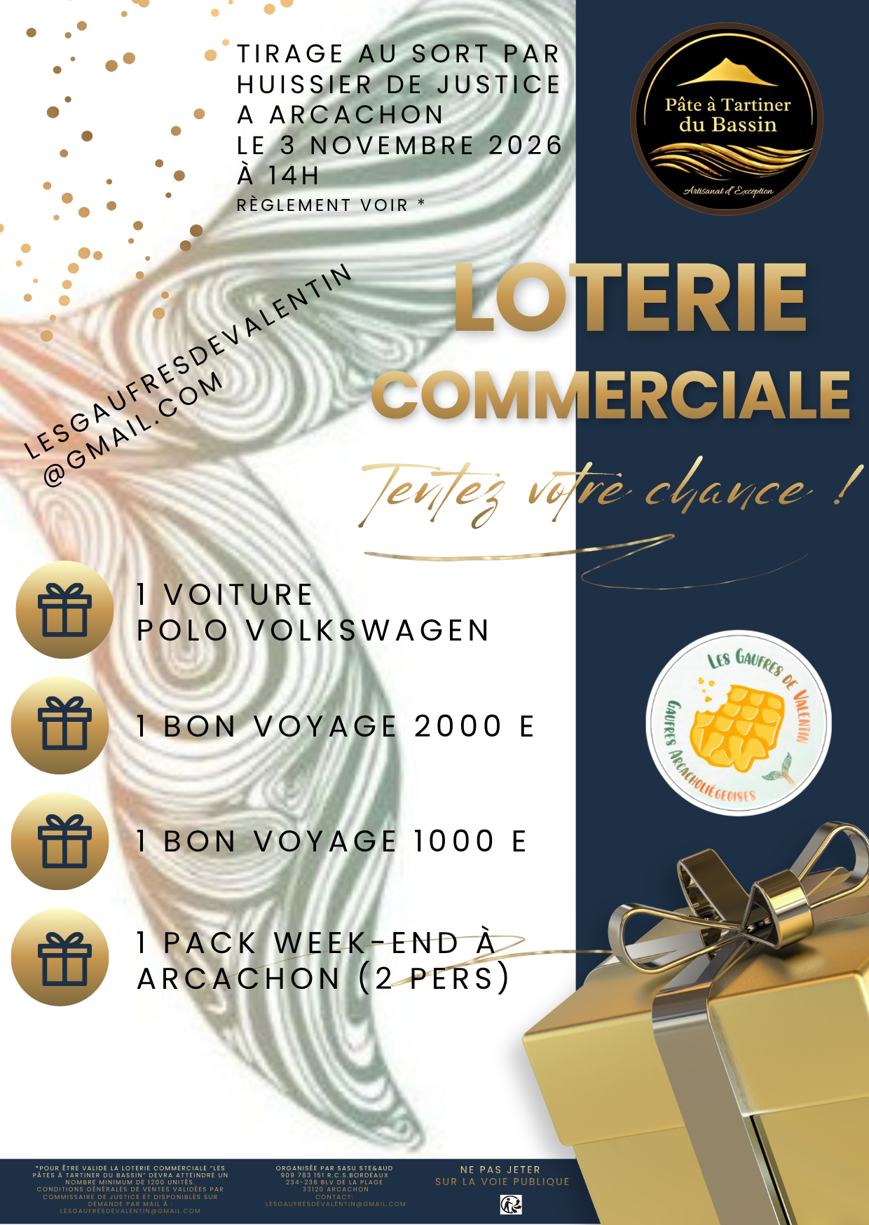 Pâtes à tartiner loterie commerciale 200g